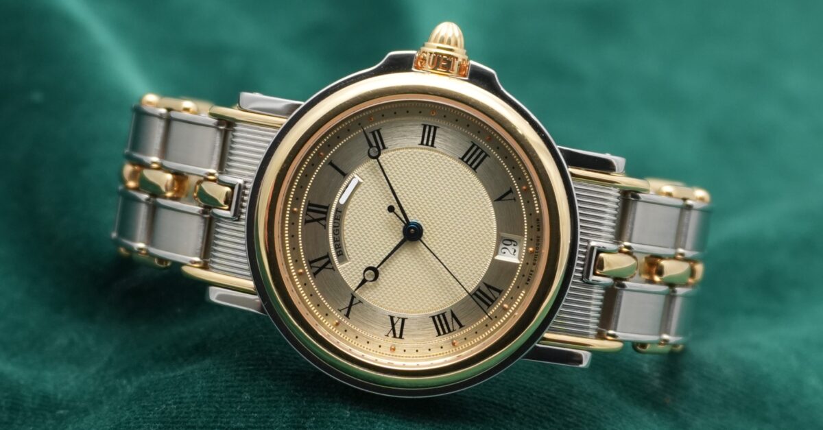 BREGUET MARINE AUTOMATIC 3400SA/12/X90 SS/YG（07／1997年