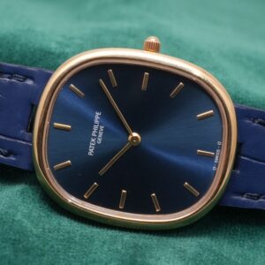 パテック・フィリップ GOLDEN ELLIPSE BLUE DIAL JUMBO 3738/100