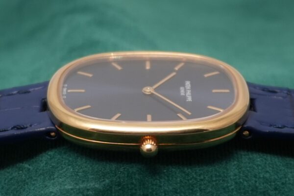 パテック・フィリップ GOLDEN ELLIPSE BLUE DIAL JUMBO 3738/100（43／1992年)の詳細写真4枚目