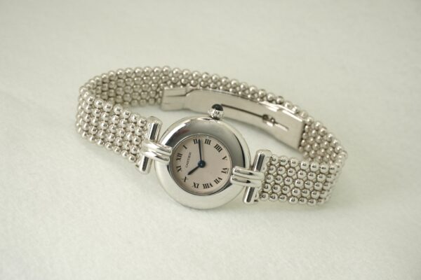 レディース カルティエ Collise 18KWG（ML-28／1981年)の詳細写真1枚目