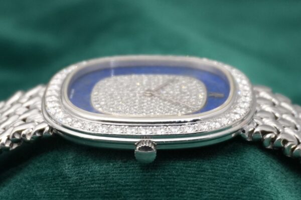 AUDEMARS PIGUET 18KWG LAPIS LAZULIDIAL INTEGRATED BRACELET（07／1980s)の詳細写真5枚目