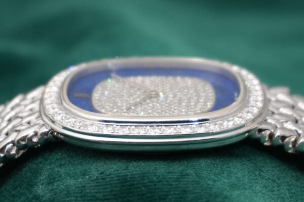 AUDEMARS PIGUET 18KWG LAPIS LAZULIDIAL INTEGRATED BRACELET（07／1980s)の詳細写真6枚目