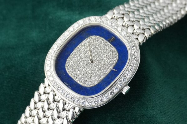 AUDEMARS PIGUET 18KWG LAPIS LAZULIDIAL INTEGRATED BRACELET（07／1980s)の詳細写真3枚目