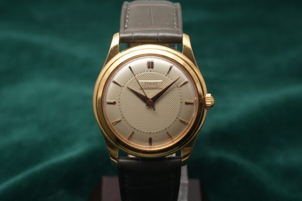 PIAGET 18KYG AUTOMATIC HONEYCOMB TWO-TONE DIAL 11690（PL04／1960s)の詳細写真2枚目