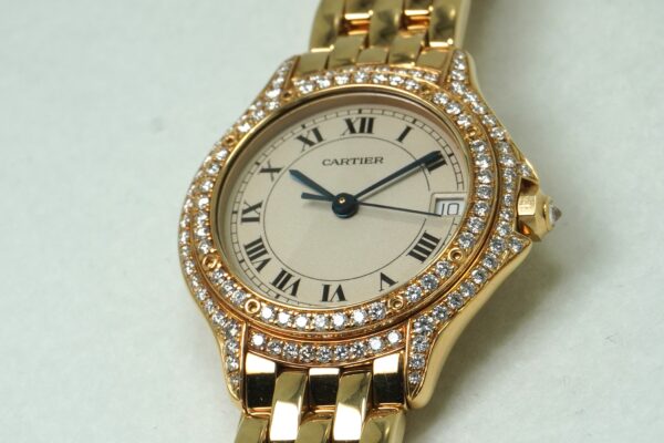 レディース カルティエ COUGAR 18KYG（ML-29／1990ｓ)の詳細写真8枚目