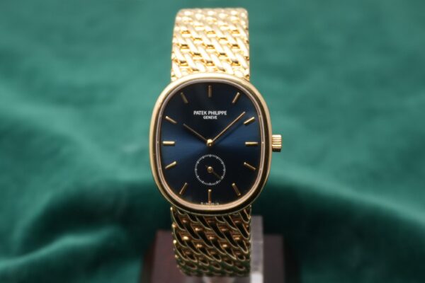 パテック・フィリップ GOLDEN ELLIPSE BLUE DIAL 3978/17（47／1990s)の詳細写真2枚目