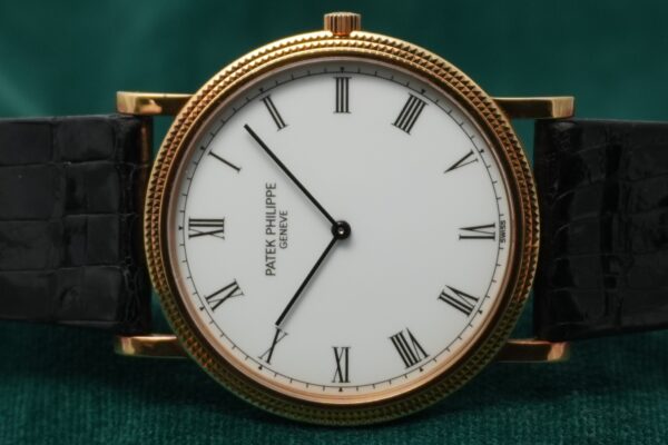 パテック・フィリップ カラトラバ YG WHITE ROMAN DIAL 3520/D（58／1988年)の詳細写真2枚目