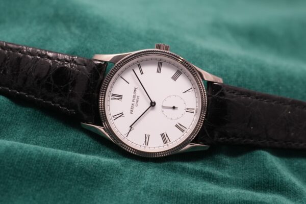 パテック・フィリップ カラトラバ WG WHITE ROMAN DIAL 3796D（63／1990s)の詳細写真1枚目