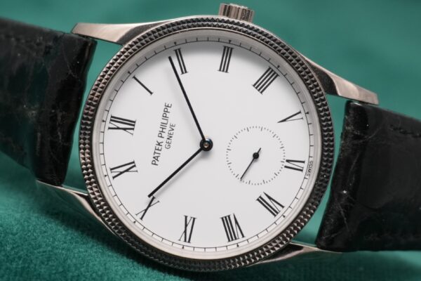 パテック・フィリップ カラトラバ WG WHITE ROMAN DIAL 3796D（63／1990s)の詳細写真10枚目