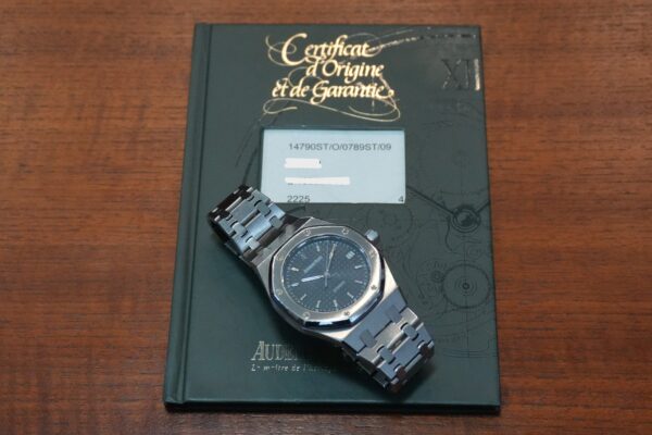 AUDEMARS PIGUET ROYAL OAK 14790ST BLACK DIAL（09／1999年)の詳細写真9枚目