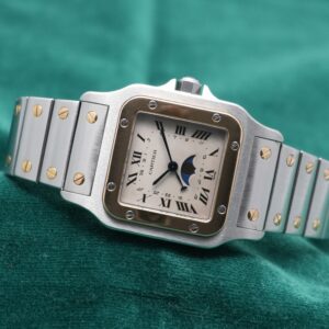 カルティエ SANTOS GALBEE LM MOONPHASE 119901
