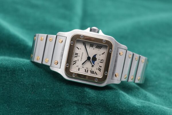 カルティエ SANTOS GALBEE LM MOONPHASE 119901（31／1990年代)の詳細写真1枚目