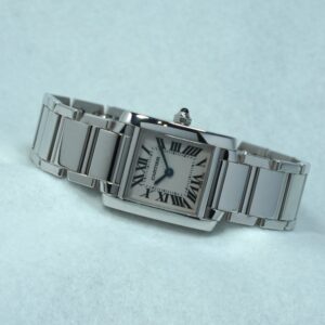 レディース カルティエ TANK Francaise 2403 18KWG