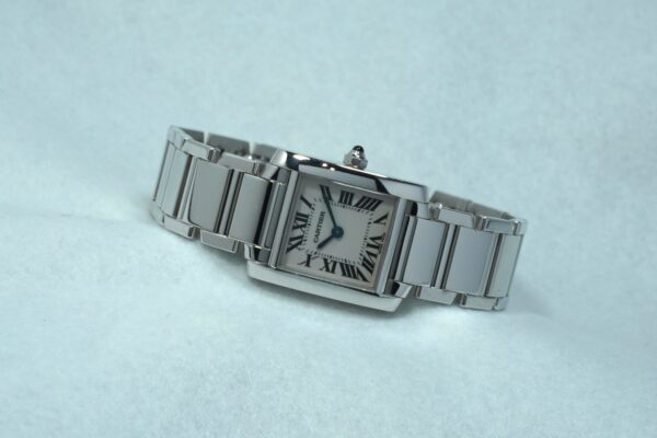 レディース カルティエ TANK Francaise 2403 18KWG（LM-32／1990ｓ)の詳細写真1枚目