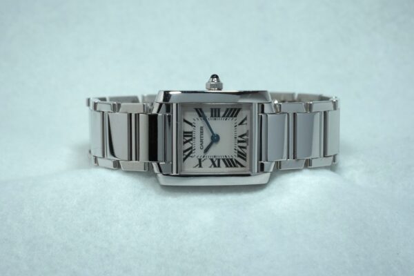 レディース カルティエ TANK Francaise 2403 18KWG（LM-32／1990ｓ)の詳細写真3枚目