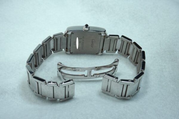 レディース カルティエ TANK Francaise 2403 18KWG（LM-32／1990ｓ)の詳細写真5枚目