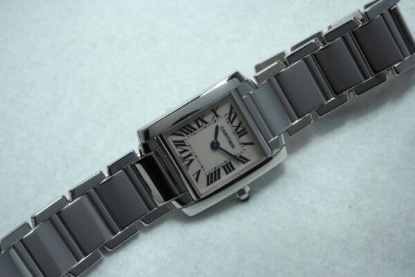 レディース カルティエ TANK Francaise 2403 18KWG（LM-32／1990ｓ)の詳細写真6枚目