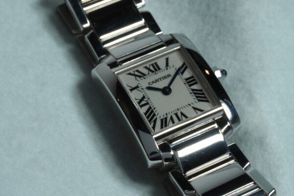 レディース カルティエ TANK Francaise 2403 18KWG（LM-32／1990ｓ)の詳細写真7枚目