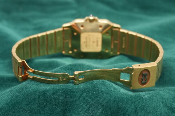 カルティエ SANTOS CARRÉE 2960 18KYG（35／1980s)の詳細写真7枚目