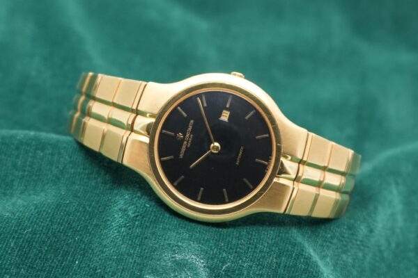 VACHERON CONSTANTIN PHIDIAS YELLOW GOLD BLACKDIAL 48010（10／1990s)の詳細写真1枚目