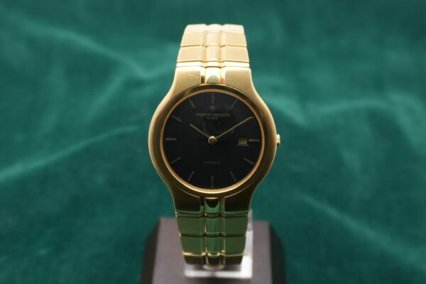 VACHERON CONSTANTIN PHIDIAS YELLOW GOLD BLACKDIAL 48010（10／1990s)の詳細写真2枚目