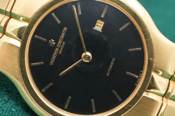 VACHERON CONSTANTIN PHIDIAS YELLOW GOLD BLACKDIAL 48010（10／1990s)の詳細写真4枚目