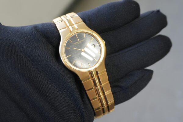 VACHERON CONSTANTIN PHIDIAS YELLOW GOLD BLACKDIAL 48010（10／1990s)の詳細写真10枚目