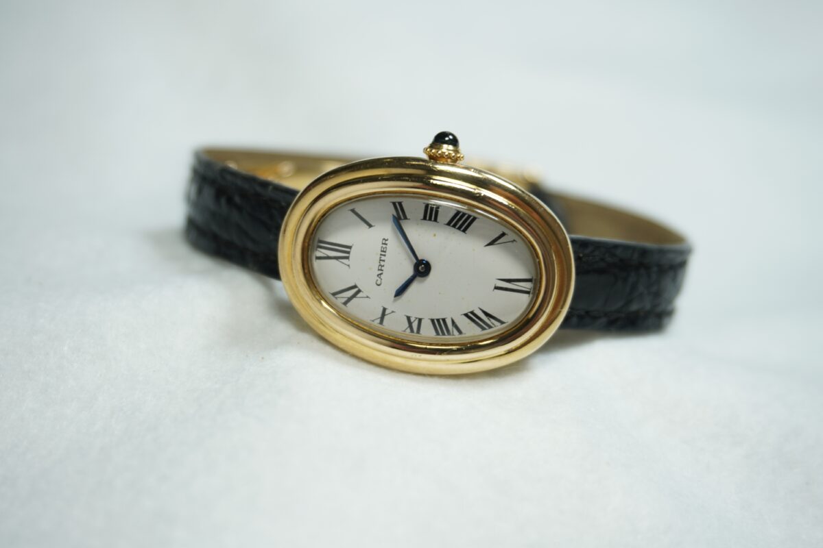 レディース カルティエ BAIGNOIRE 7809 18KYG（ML-36／1970ｓ)
