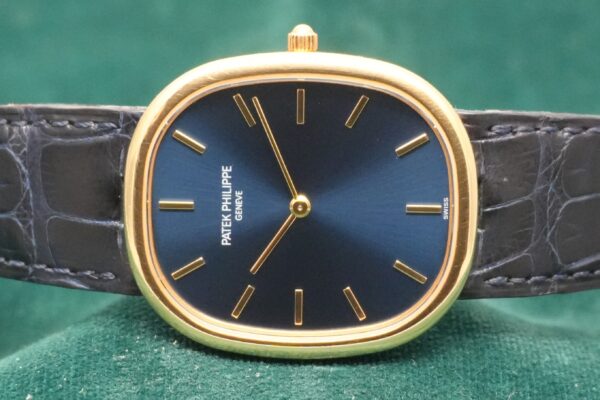 パテック・フィリップ GOLDEN ELLIPSE BLUE DIAL JUMBO 3738/100（73／2007年)の詳細写真2枚目