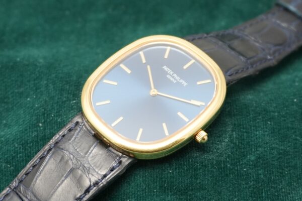 パテック・フィリップ GOLDEN ELLIPSE BLUE DIAL JUMBO 3738/100（73／2007年)の詳細写真3枚目