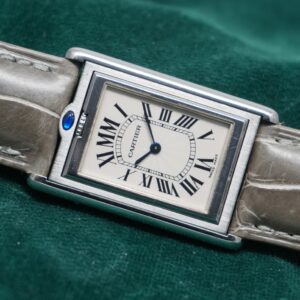 カルティエ TANK BASCULANTE MILLENNIUM EDITION REF. W1014458 WITH ORIGINAL BOX & GUARANTEE