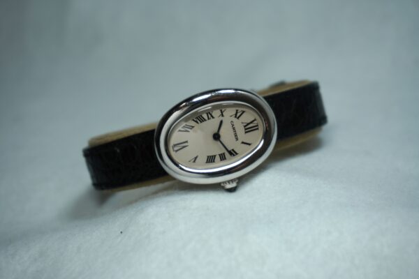 レディース カルティエ BAIGNOIRE 1955 18KWG（ML-38／1990ｓ)の詳細写真2枚目