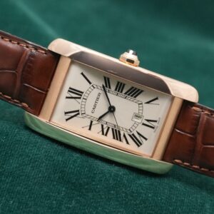 カルティエ TANK AMÉRICAINE LM 18KRG 2505