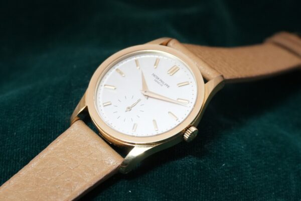 パテック・フィリップ カラトラバ YG  SILVER DIAL 3796J（65／1982年)の詳細写真3枚目