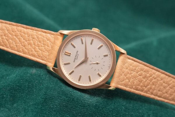 パテック・フィリップ カラトラバ YG  SILVER DIAL 3796J（65／1982年)の詳細写真1枚目