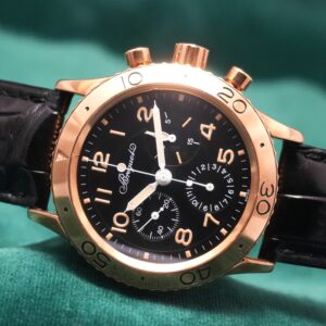 BREGUET TYPE XX AERONAVALE 3800BA 18KYG BLACK DIAL LIMITED EDITION