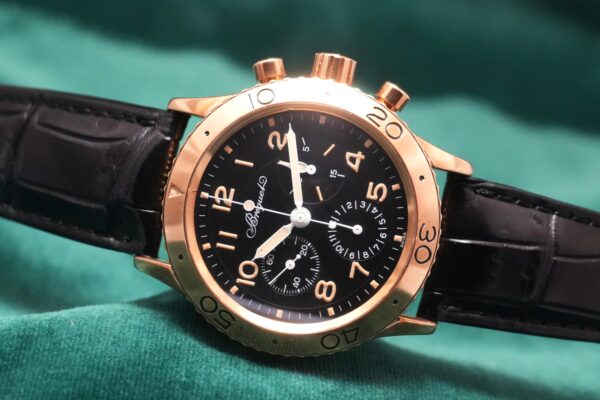 BREGUET TYPE XX AERONAVALE 3800BA 18KYG BLACK DIAL LIMITED EDITION（10-23／1995年)の詳細写真1枚目