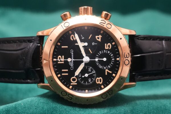 BREGUET TYPE XX AERONAVALE 3800BA 18KYG BLACK DIAL LIMITED EDITION（10-23／1995年)の詳細写真2枚目