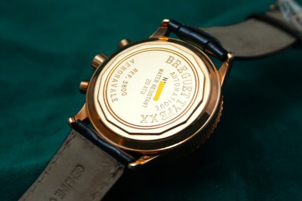 BREGUET TYPE XX AERONAVALE 3800BA 18KYG BLACK DIAL LIMITED EDITION（10-23／1995年)の詳細写真6枚目