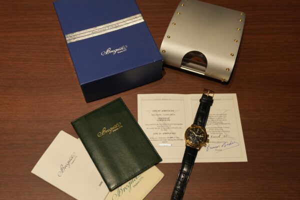 BREGUET TYPE XX AERONAVALE 3800BA 18KYG BLACK DIAL LIMITED EDITION（10-23／1995年)の詳細写真7枚目