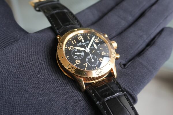 BREGUET TYPE XX AERONAVALE 3800BA 18KYG BLACK DIAL LIMITED EDITION（10-23／1995年)の詳細写真8枚目