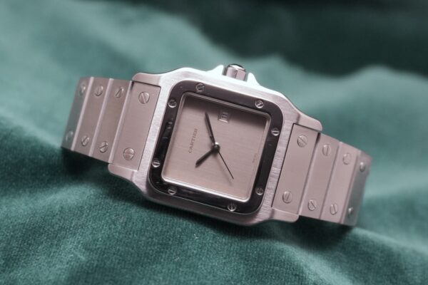 カルティエ SANTOS CARREE LM SS 2960 GHOST DIAL（45／1980s)の詳細写真1枚目