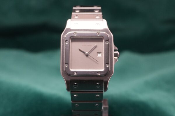 カルティエ SANTOS CARREE LM SS 2960 GHOST DIAL（45／1980s)の詳細写真3枚目