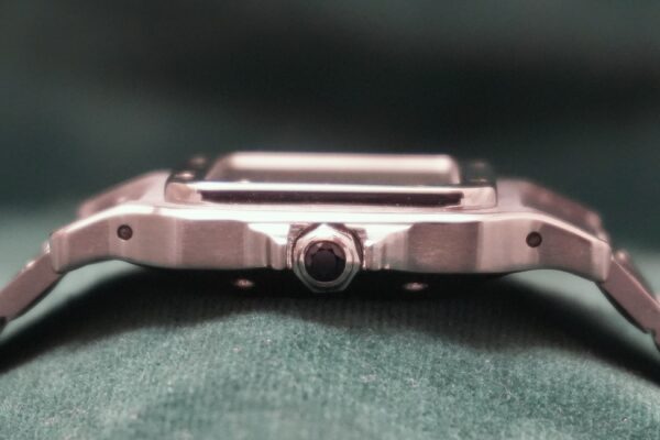 カルティエ SANTOS CARREE LM SS 2960 GHOST DIAL（45／1980s)の詳細写真4枚目