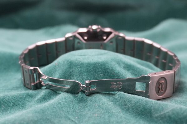 カルティエ SANTOS CARREE LM SS 2960 GHOST DIAL（45／1980s)の詳細写真8枚目