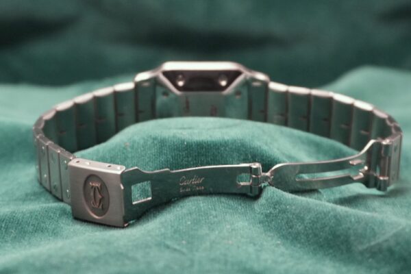 カルティエ SANTOS CARREE LM SS 2960 GHOST DIAL（45／1980s)の詳細写真9枚目