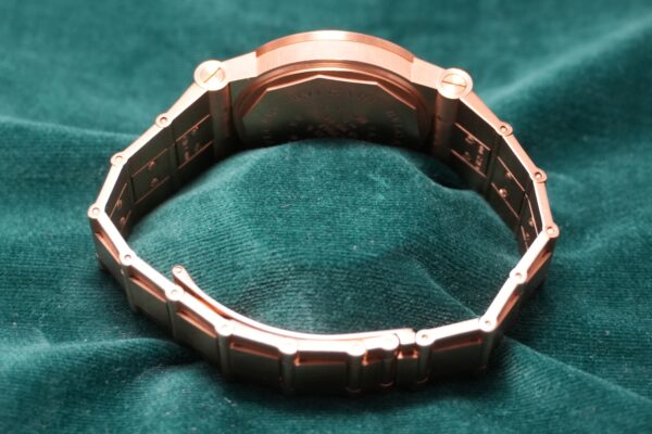 BVLGARI DIAGONO LCV35G 18K YG BLACK DIAL DIAMOND‑SET（03／1990s)の詳細写真5枚目