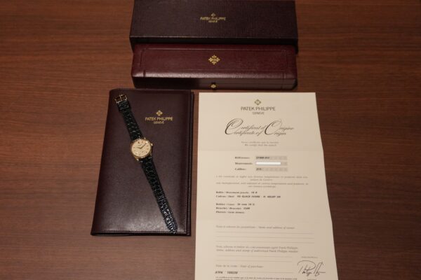 パテック・フィリップ カラトラバ RG  IVORY DIAL 3796R（76／2001年)の詳細写真8枚目
